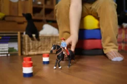 Barrel Racing mit Cowgirl