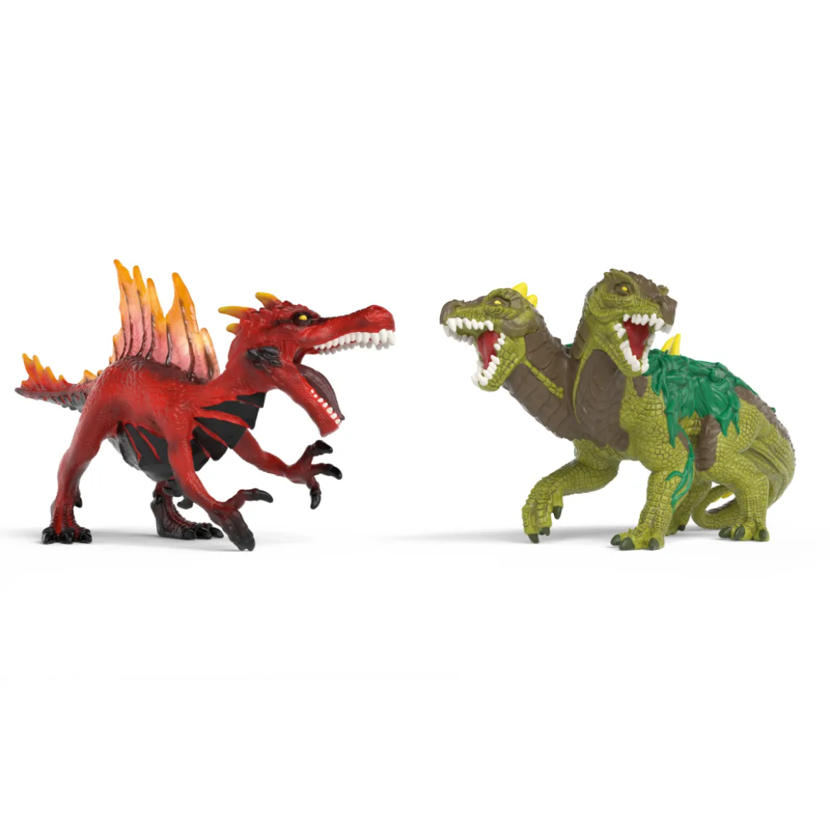 Feuersaurier vs. Dschungelechse
