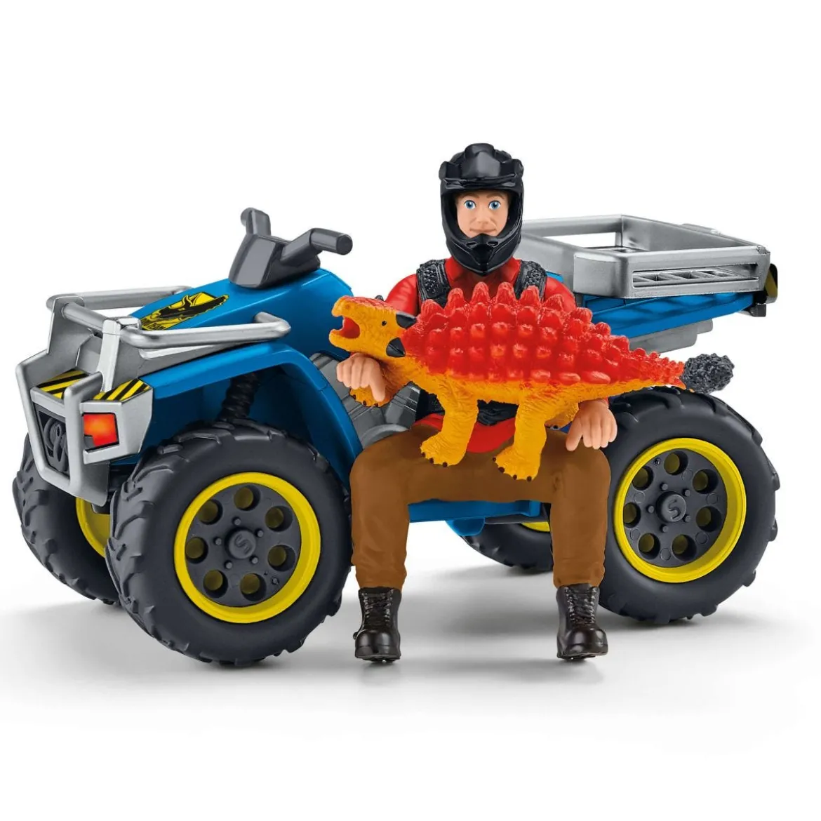 Flucht auf Quad vor Velociraptor