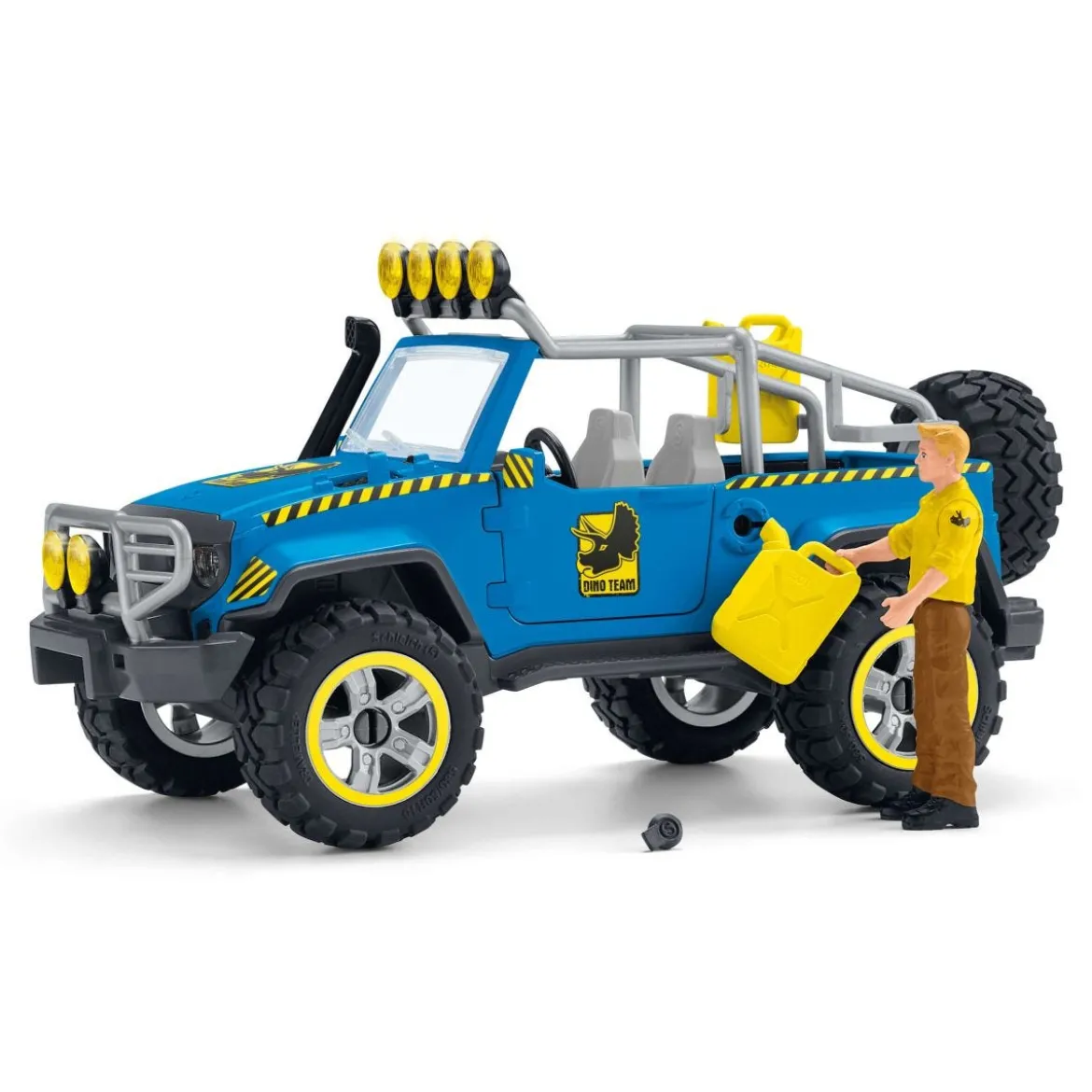 Geländewagen mit Dino-Außenposten