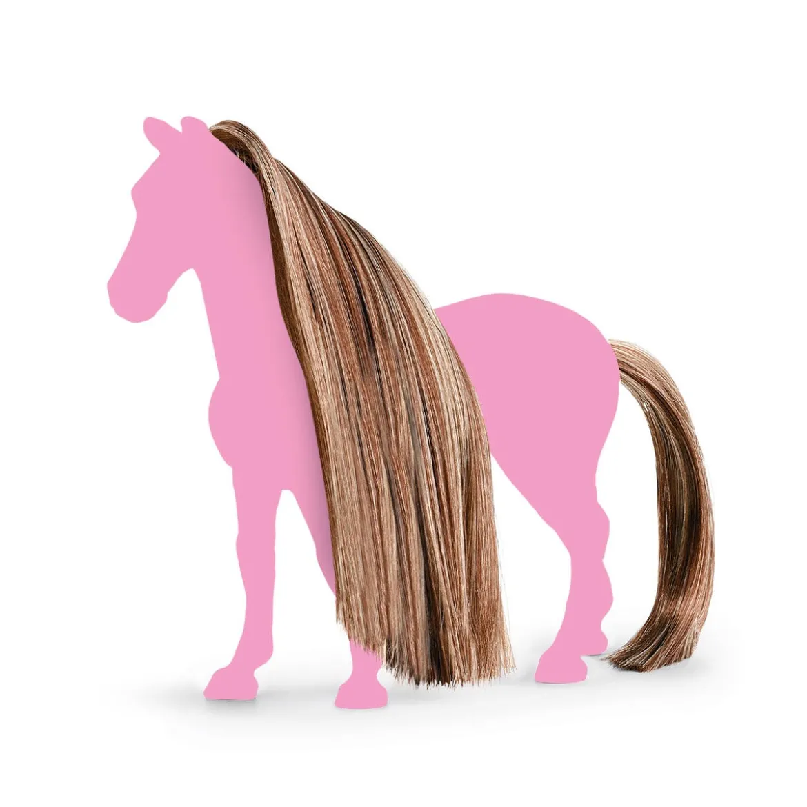 Haare Beauty Horses Brown-Gold