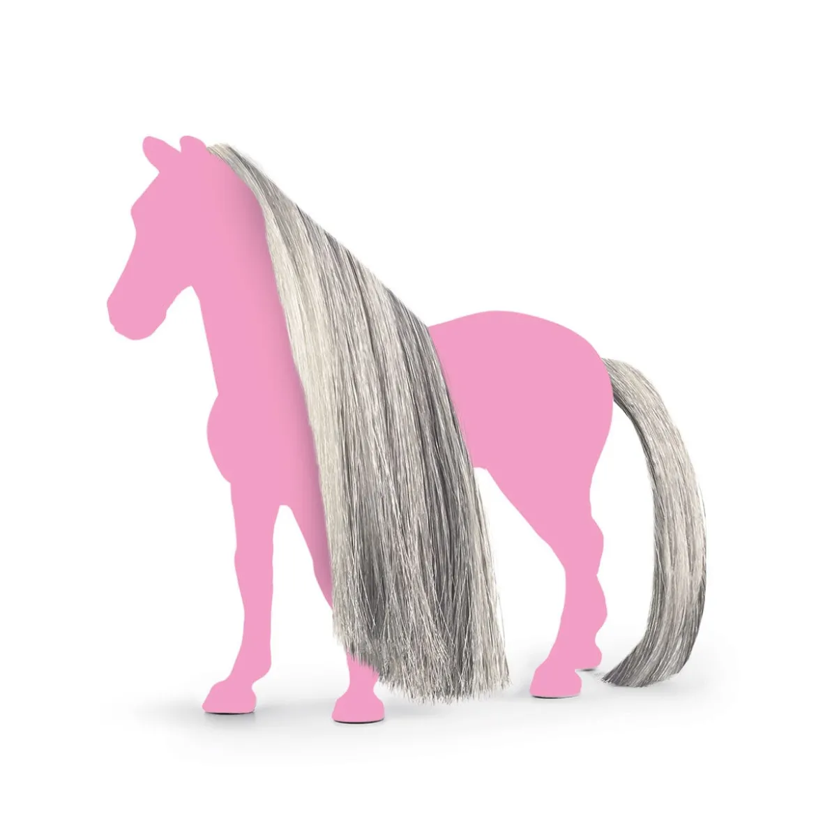 Haare Beauty Horses Grey