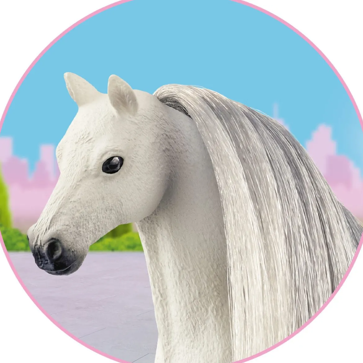 Haare Beauty Horses Grey