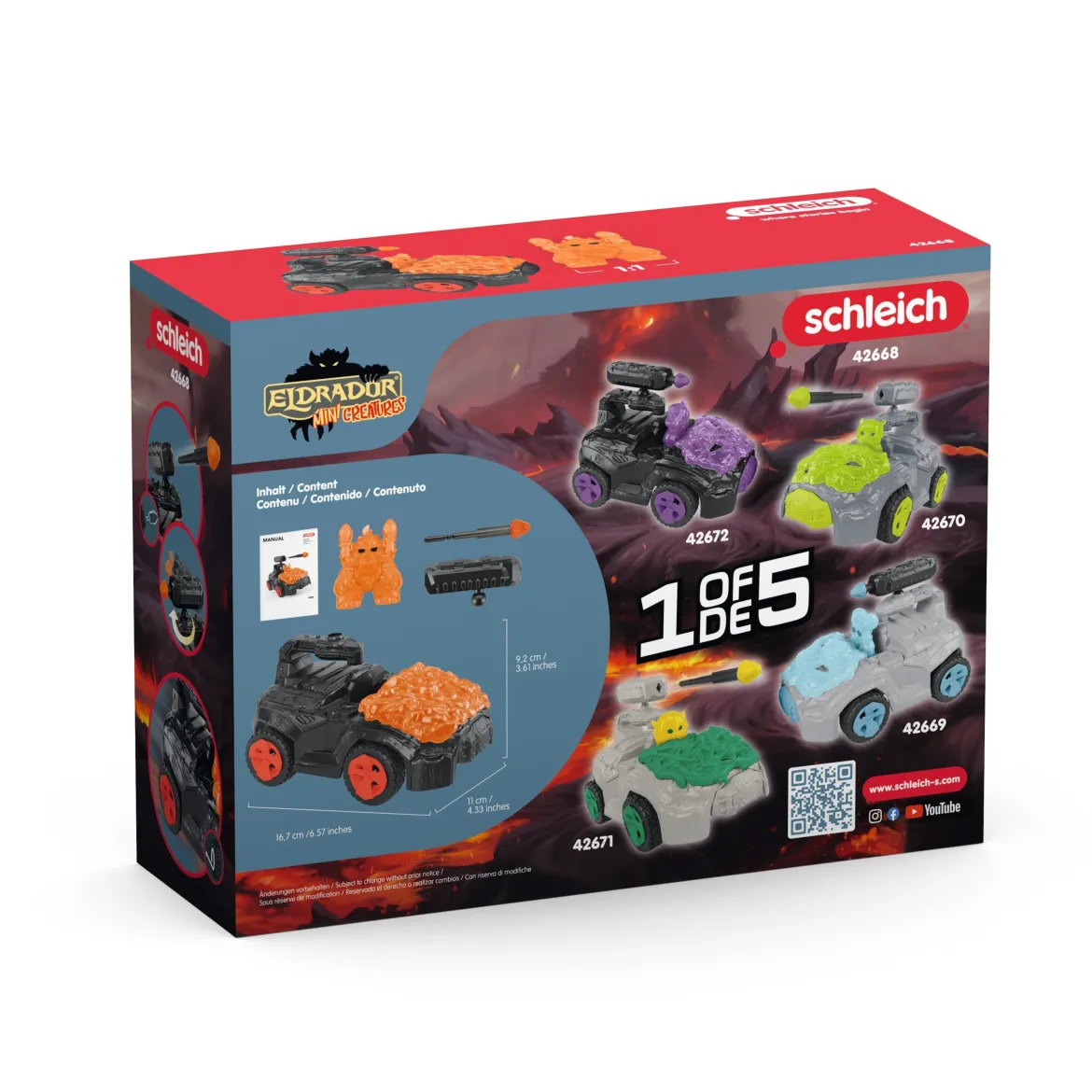 Lava-Crashmobil mit Mini Creature