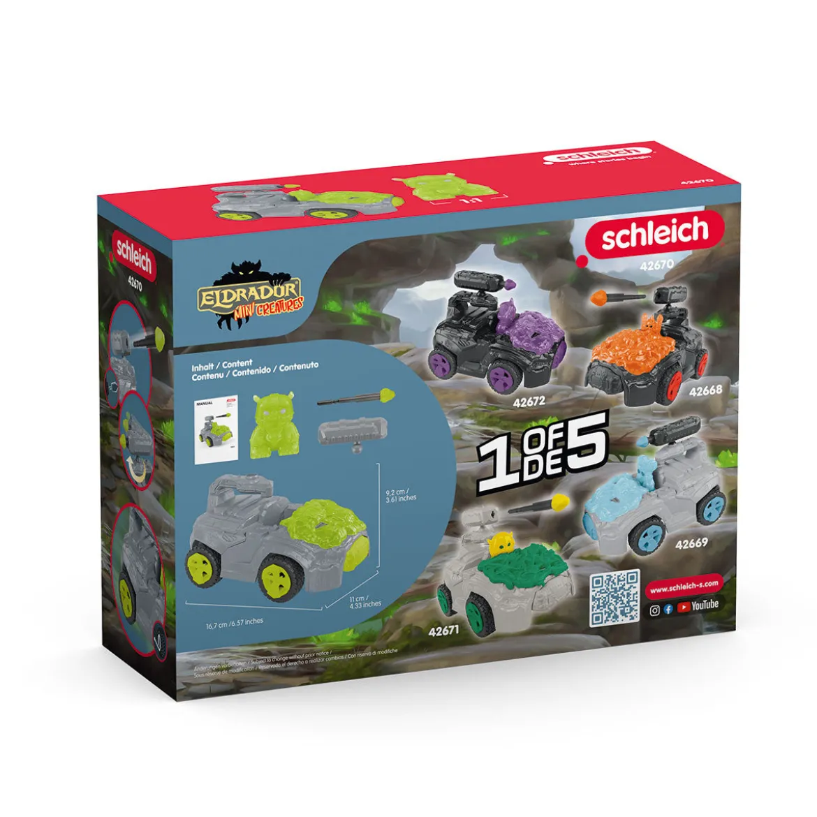 Stein-Crashmobil mit Mini Creature