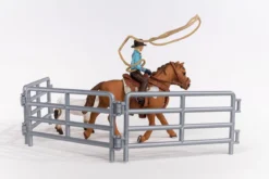 Team Roping mit Cowgirl