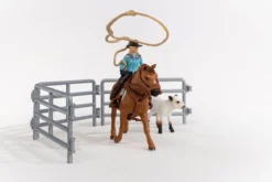 Team Roping mit Cowgirl